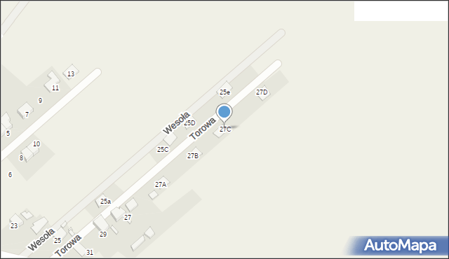 Mechnice, Torowa, 27C, mapa Mechnice