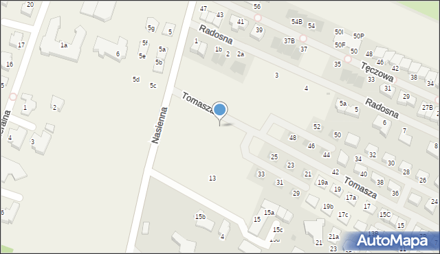 Mierzyn, Tomasza, 35, mapa Mierzyn