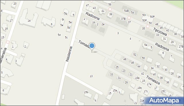 Mierzyn, Tomasza, 37, mapa Mierzyn