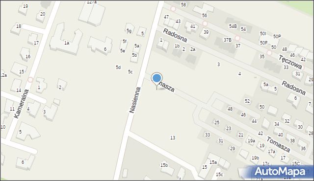 Mierzyn, Tomasza, 45, mapa Mierzyn