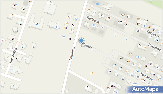 Mierzyn, Tomasza, 47, mapa Mierzyn