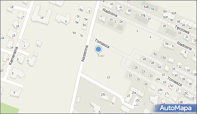 Mierzyn, Tomasza, 55, mapa Mierzyn