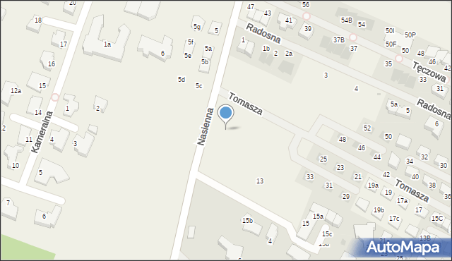 Mierzyn, Tomasza, 59, mapa Mierzyn