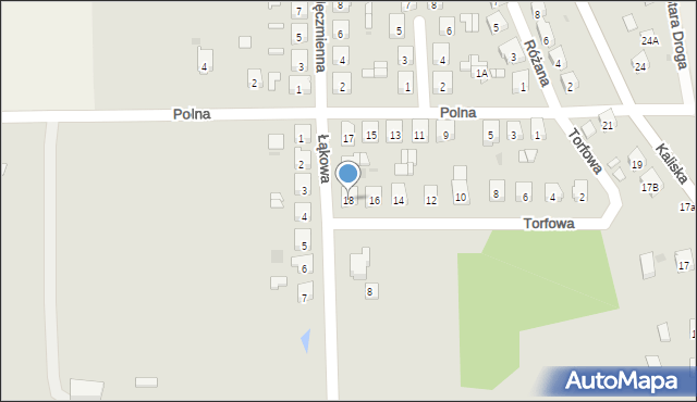 Mikstat, Torfowa, 18, mapa Mikstat