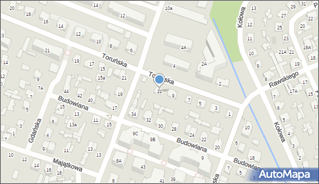 Mińsk Mazowiecki, Toruńska, 11, mapa Mińsk Mazowiecki
