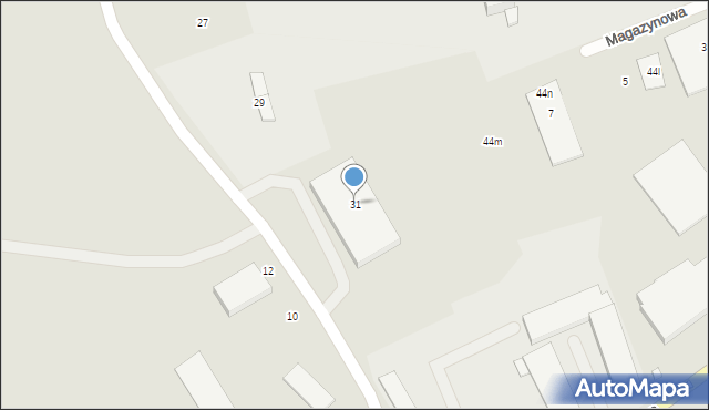 Mrągowo, Towarowa, 31, mapa Mrągowo