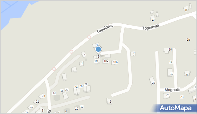 Niepołomice, Topolowa, 5, mapa Niepołomice