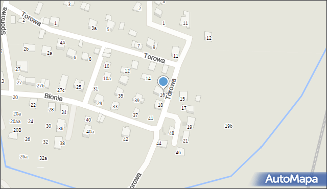 Niepołomice, Torowa, 16A, mapa Niepołomice