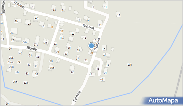 Niepołomice, Torowa, 18, mapa Niepołomice