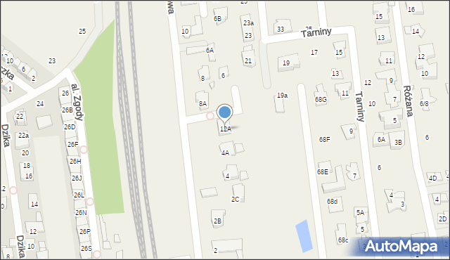 Nowa Iwiczna, Torowa, 12A, mapa Nowa Iwiczna