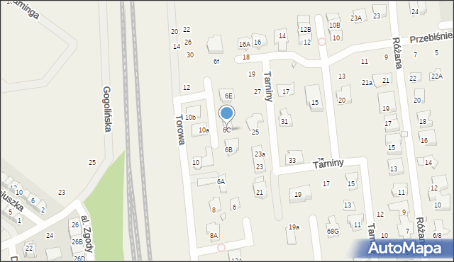 Nowa Iwiczna, Torowa, 6C, mapa Nowa Iwiczna