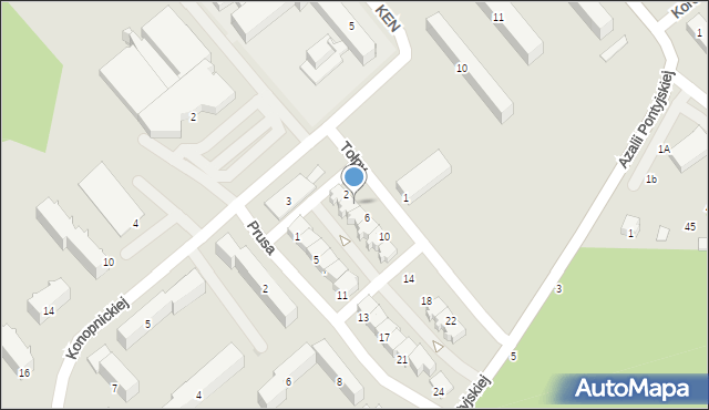 Nowa Sarzyna, Tołpy Stanisława, prof., 4, mapa Nowa Sarzyna