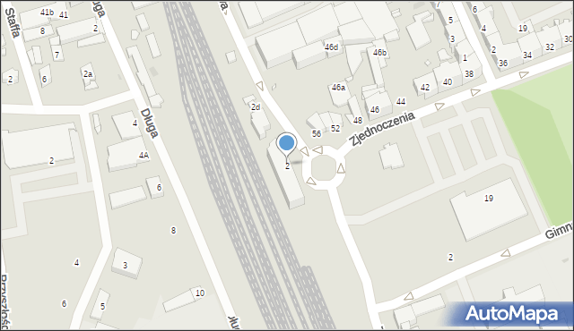 Nowa Sól, Towarowa, 2, mapa Nowa Sól