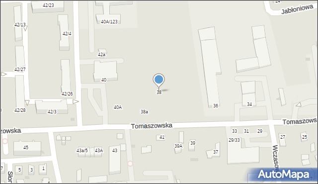 Nowe Miasto nad Pilicą, Tomaszowska, 38, mapa Nowe Miasto nad Pilicą