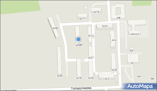 Nowe Miasto nad Pilicą, Tomaszowska, 42/29, mapa Nowe Miasto nad Pilicą