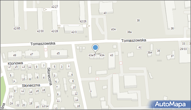 Nowe Miasto nad Pilicą, Tomaszowska, 43a/4, mapa Nowe Miasto nad Pilicą