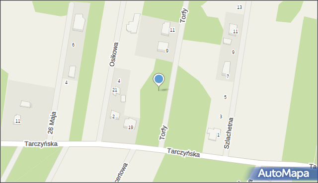 Ojrzanów, Torfy, 5, mapa Ojrzanów