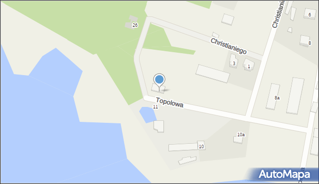 Orońsko, Topolowa, 22, mapa Orońsko