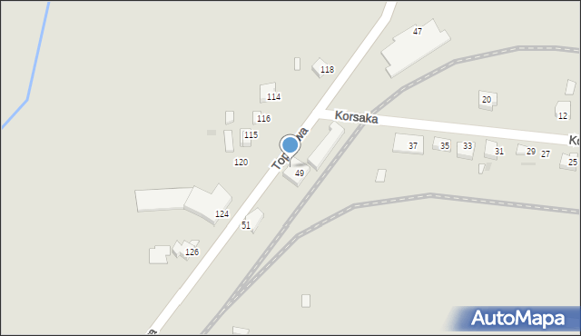 Ostrów Wielkopolski, Topolowa, 49A, mapa Ostrów Wielkopolski