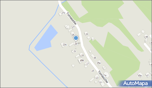 Ostrowiec Świętokrzyski, Tomaszów, 23, mapa Ostrowiec Świętokrzyski