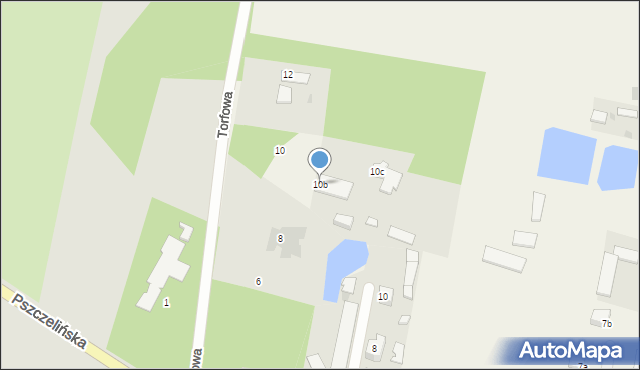Otrębusy, Torfowa, 10b, mapa Otrębusy