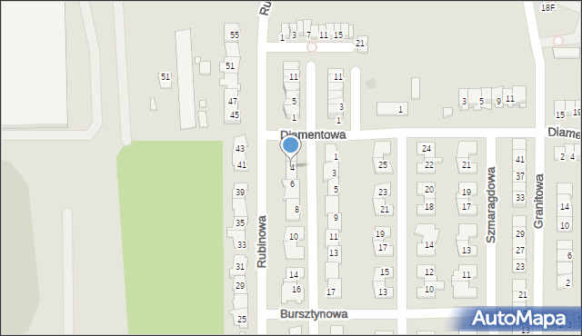 Piaseczno, Topazowa, 4, mapa Piaseczno