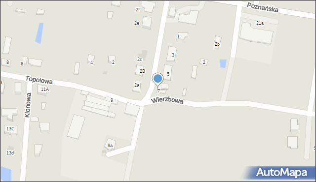 Piotrków Kujawski, Topolowa, 7, mapa Piotrków Kujawski