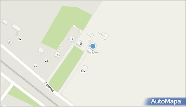 Podborze, Torowa, 14, mapa Podborze