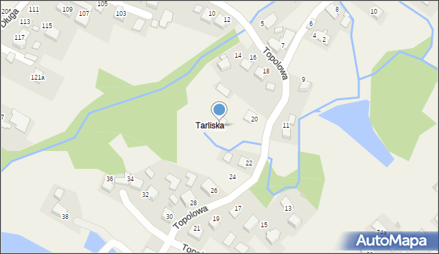 Przeciszów, Topolowa, 20b, mapa Przeciszów