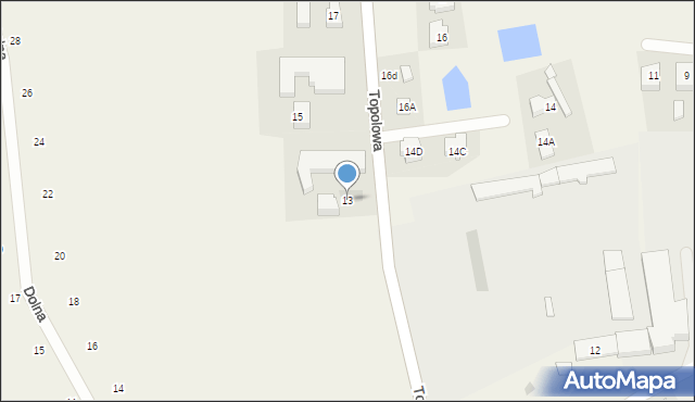 Przodkowo, Topolowa, 13, mapa Przodkowo