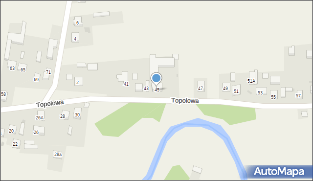 Przygłów, Topolowa, 45, mapa Przygłów