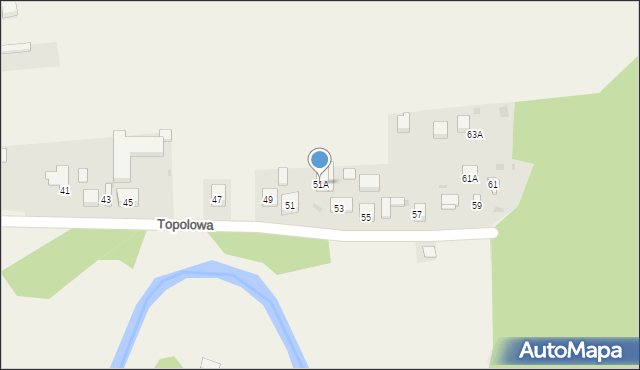 Przygłów, Topolowa, 51A, mapa Przygłów