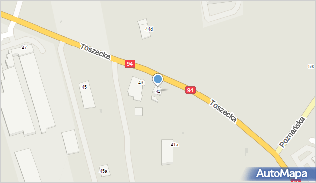 Pyskowice, Toszecka, 41, mapa Pyskowice