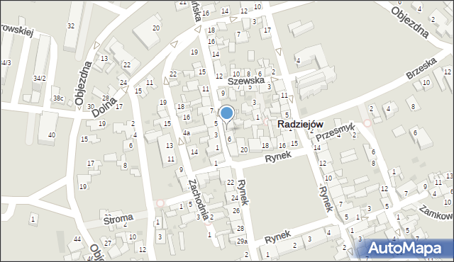 Radziejów, Toruńska, 8, mapa Radziejów