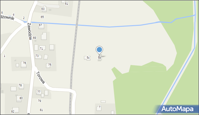 Radziszów, Torowa, 5d, mapa Radziszów