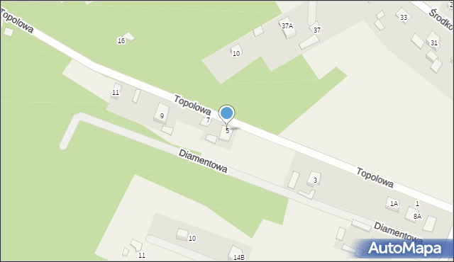 Radziwiłłów, Topolowa, 5, mapa Radziwiłłów