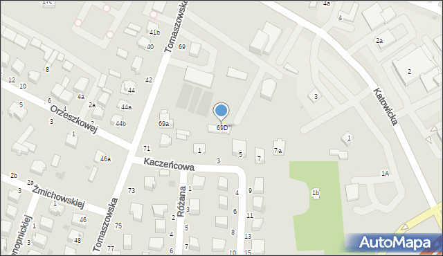 Rawa Mazowiecka, Tomaszowska, 69D, mapa Rawa Mazowiecka