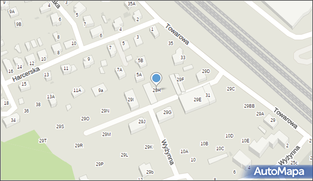 Rumia, Towarowa, 29H, mapa Rumia
