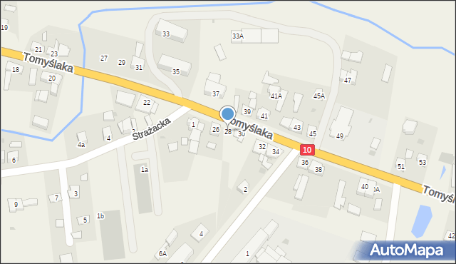 Sadki, Tomyślaka Ignacego, 28, mapa Sadki