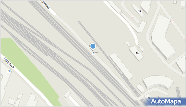 Siedlce, Torowa, 2, mapa Siedlce