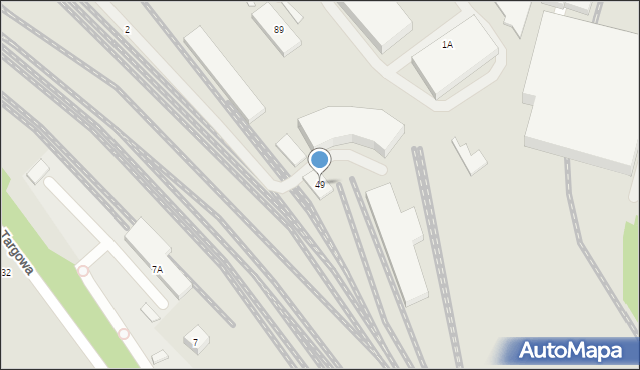 Siedlce, Torowa, 49, mapa Siedlce