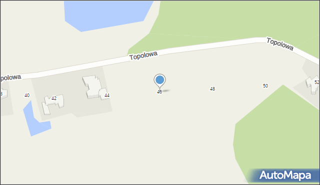 Siemyśl, Topolowa, 46, mapa Siemyśl