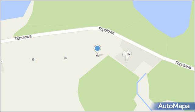 Siemyśl, Topolowa, 50, mapa Siemyśl