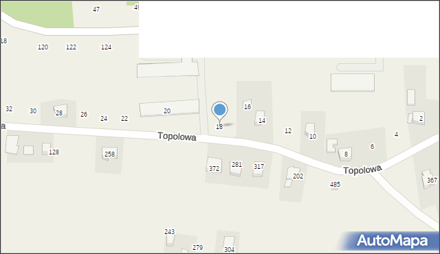 Siepraw, Topolowa, 18, mapa Siepraw