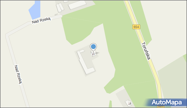 Silno, Toruńska, 11, mapa Silno