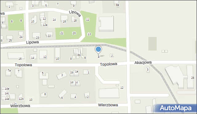 Skarbimierz-Osiedle, Topolowa, 4, mapa Skarbimierz-Osiedle