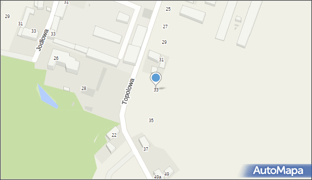 Śliwice, Topolowa, 33, mapa Śliwice