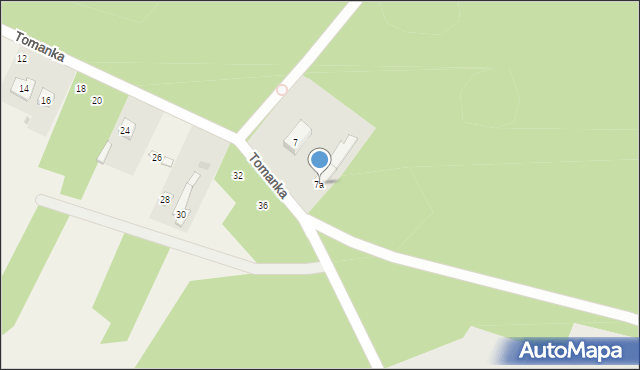 Smardzewice, Tomanka Jakuba, prof., 7a, mapa Smardzewice