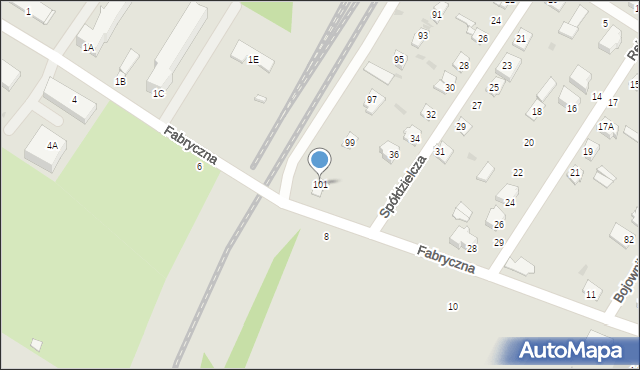 Sochaczew, Torowa, 101, mapa Sochaczew