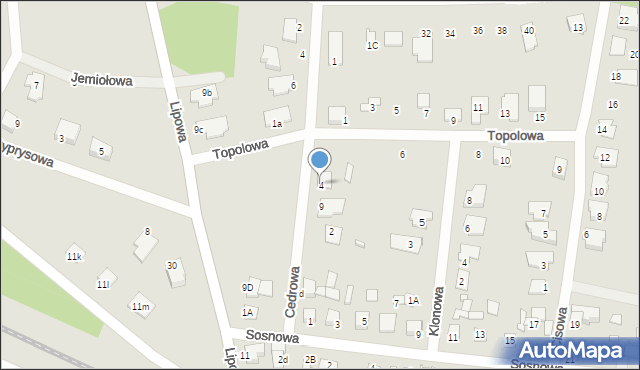 Solec Kujawski, Topolowa, 4, mapa Solec Kujawski